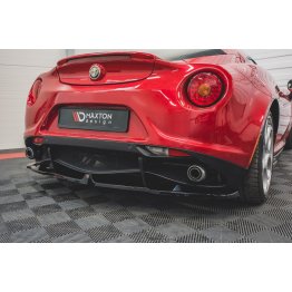 Накладка сплиттер на задний бампер на Alfa Romeo 4C